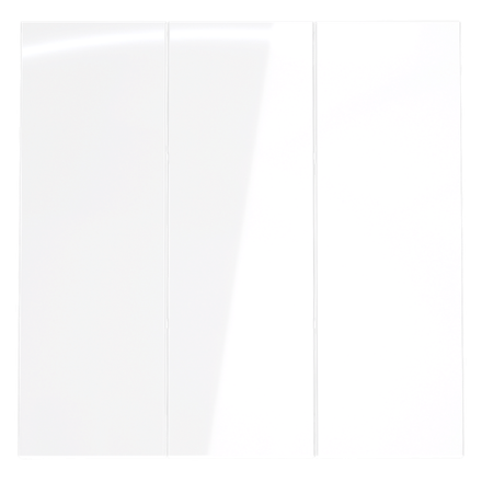 VLS000501 Клавиши для выключателя/переключателя трехклавишного, S70 (белый глянцевый). (ТМ Maytoni)