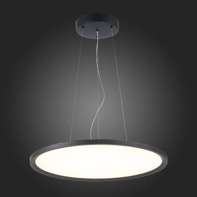 ST602.443.56 Светильник подвесной Черный LED 1*56W 4000K 5 040Lm Ra&gt;80 120 IP20 D600xH36 90-265V