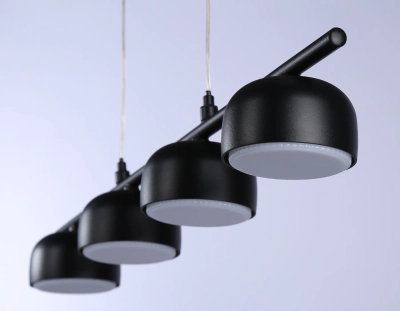 Светильник подвесной TN71039/4 BK черный GX53/4 max 12W 600*80*1100