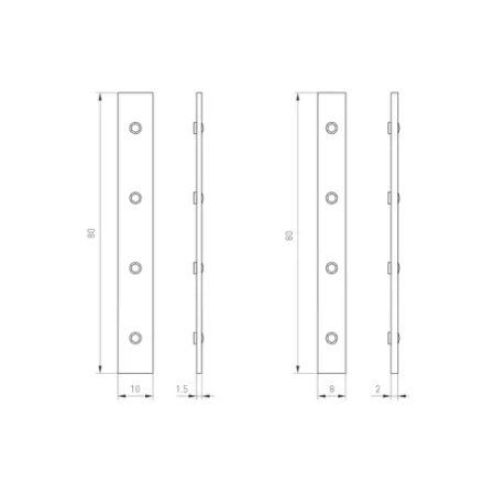 Комплект коннекторов MAG-CON-2540-UP-SIDE (BK) (Arlight, Металл)