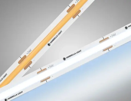Светодиодная лента GS4753 COB 528Led/14W m/ 24V IP20 6500K/ 5m*10mm*2mm кратность резки 45.45mm (2 конт.)
