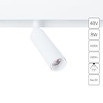 Магнитный трековый светильник Arte Lamp LINEA A4660PL-1WH, 1хLED