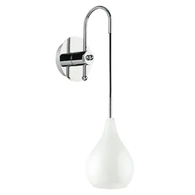 803530 Бра PENTOLA 1х40W E14 ХРОМ/БЕЛЫЙ Lightstar