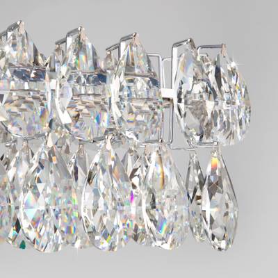 Подвесная люстра с хрусталем 90372/1 Strotskis, LED