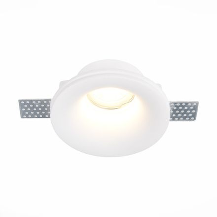 ST254.318.01 Св-к встр. из гипса белый GU10 1*50W  IP20 D120xH50 180-240V Без ламп