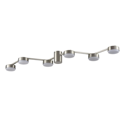 8116/6C COMFI LN26 250 никель, металл Люстра потолочная LED GX53 6*7W 220V SANATA