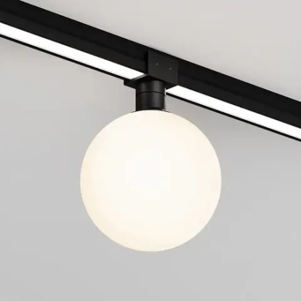 Уличный трековый светильник Луна / Luna Elasity IP 3000К 9Вт 120° черный, O-TR01-1-S-9WB3K. TM Maytoni