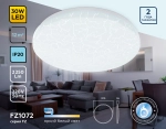Потолочный светодиодный светильник FZ1072 WH белый 30W 6400K D370*55 (Без ПДУ)