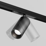 Уличный трековый светильник Фокус / Focus Led Exility IP 4000К 20Вт 36° черный, O-TR02-1-S-20WB4K. TM Maytoni
