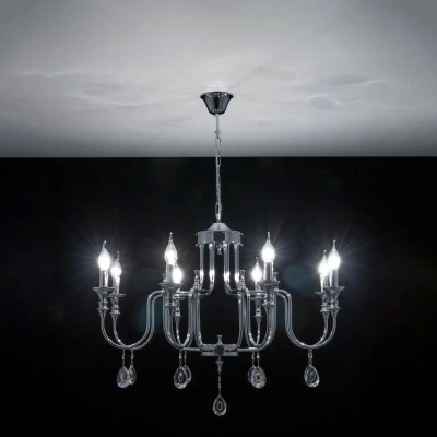 Citilux Рига CL437181 Люстра подвесная Хром