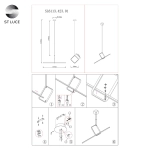 SL6113.423.01 Светильник подвесной ST-Luce Черный LED 1*35W 4000K