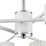 8241/6C COMFI LN26 244 белый/хром, металл Люстра потолочная LED GX53 6*7W 220V KARINA