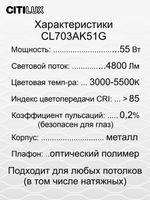 Citilux Старлайт Смарт CL703AK51G Умная люстра Матовый Хром