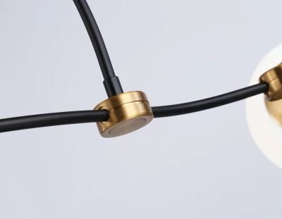 Подвесной светильник TR2555/6 BK/SB черный/бронза E27/6 max 60W 1160*600*450