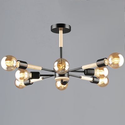 99960-0.3-08 BK+WOOD светильник потолочный