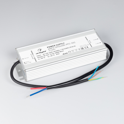 Блок питания ARPV-UH24400-PFC-55C (24V, 16.7A, 400W) (Arlight, IP67 Металл, 5 лет)