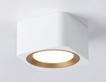 Светильник накладной TN70831 WH/GD белый/золото GX53 max 12W 96*96*60