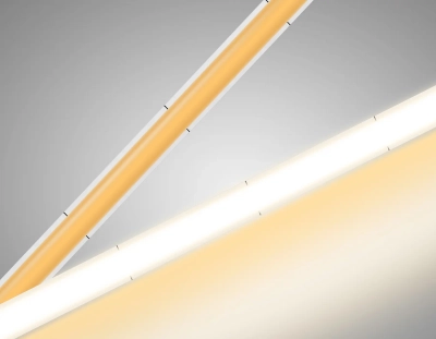 Светодиодная лента GS4611 COB 400Led/10W m/ 24V IP20 3000K/ 5m*5mm*2.1mm кратность резки 20mm (2 конт.)