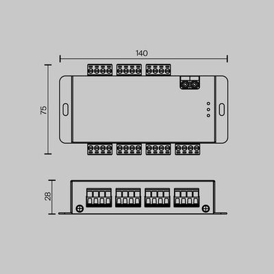 Усилитель сигнала SPI 6 канальный, 711007. TM Maytoni