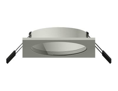 Корпус светильника встраиваемый для насадок D70mm C7633 SGR серый песок 92*92*H25mm MR16 GU5.3