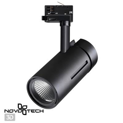 358595 PORT NT21 150 черный Трехфазный трековый cветильник IP20 LED 4000K 30W 175-245V DEP