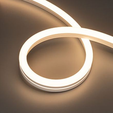 Лента герметичная MOONLIGHT-SIDE-A140-12x24mm 24V Warm3000 (9.6 W/m, IP68, 0,5m, wire x1) (Arlight, Образец)