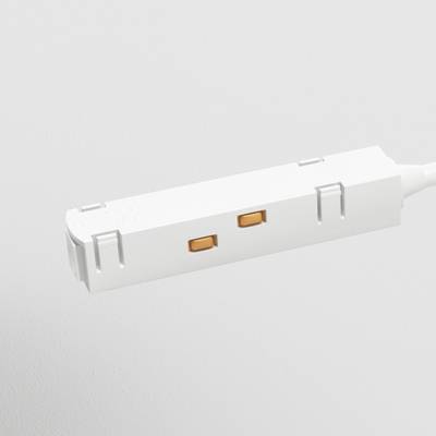 Коннектор питания угловой Gravity белый, TRA004CPC-22W. TM Maytoni