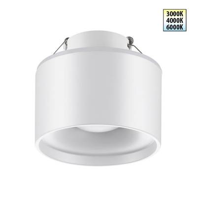 358961 SPOT NT22 447 белый Светильник встраиваемый с переключ. цв. температуры IP20 LED 3000К\4000К\6000К 12W вниз + 3W вверх 110-265V GIRO