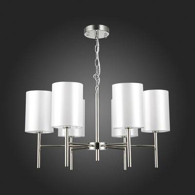 SLE107303-06 Светильник подвесной Никель/Белый E14 6*40W