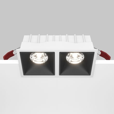 Встраиваемый светильник Alfa LED 4000K 2x15Вт 36° DL043-02-15W4K-SQ-WB. TM Maytoni