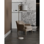 Торшер Arte Lamp RUPERT A5024PN-1PB, 1хE27
