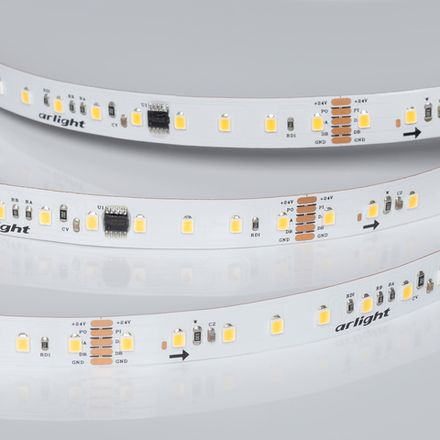 Лента DMX-A96-12mm 24V Warm3000-PX12 (14 W/m, IP20, 5m) (Arlight, CRI&gt;90)
