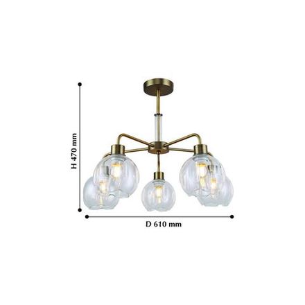 Люстра Monto 2192-5P. ТМ F-Promo