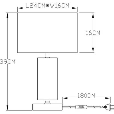 Декоративная настольная лампа Arte Lamp CLINT A4022LT-1CC, 1хE14