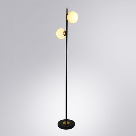 Торшер Arte Lamp ALCOR A2224PN-2BK, 2хE14