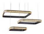 Потолочный светодиодный светильник с пультом FA6166 BK черный 131W 720*500*900 (ПДУ РАДИО 2.4)