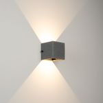 Светильник LGD-PERAN-WALL-S120x120-6W Warm3000 (BK, 0-80 deg, 230V) (Arlight, IP65 Бетон, 3 года)