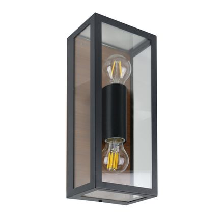 Уличный настенный светильник Arte lamp BELFAST A4569AL-2BR, 2хE27