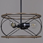 IL1008-3P-05 BK WOOD светильник потолочный ILLUMICO, E27х3