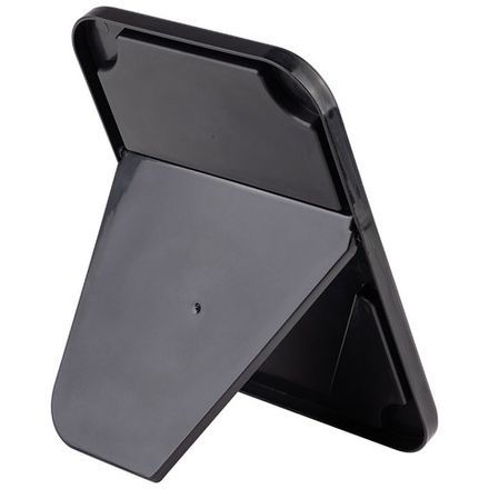 Зеркало косметическое настольное, 14*20 см, цвет: черный