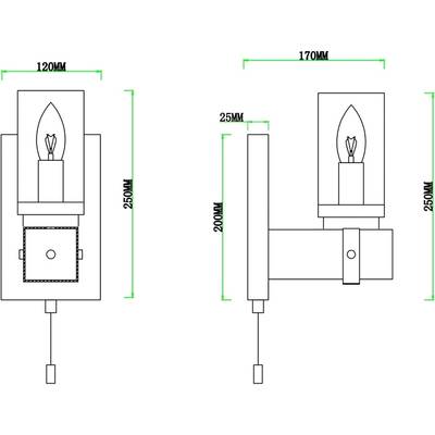 Бра Arte Lamp DALIM A7014AP-1BK, 1хE14