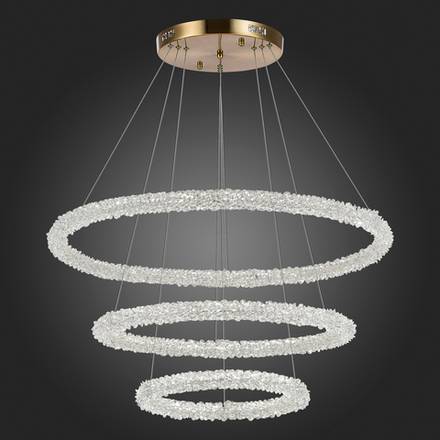 SL6110.203.03 Люстра подвесная ST-Luce Золотистый/Золотистый LED 3*35W 3000 - 6500K
