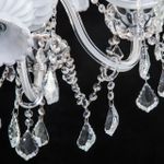 Citilux Финка CL353161 Люстра стеклянная подвесная Белая