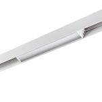 358613 SHINO NT21 064 белый Трековый низковольтный св-к диммируемый с ДУ, со сменой цв.температуры IP20 LED 3000~6500К 12W 48V FLUM