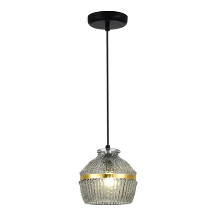 SL1661.413.01 Светильник подвесной ST-Luce Черный/Дымчатый E27 1*40W