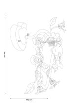 Бра Lucia Tucci Fiori di rose W110.1