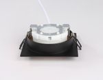 Светильник встраиваемый поворотный точечный TN51918 BK/GD черный/золото GX53 max 12W 115*115*23