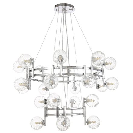Люстра Crystal Lux LUXURY SP16+8 CHROME 2271/324