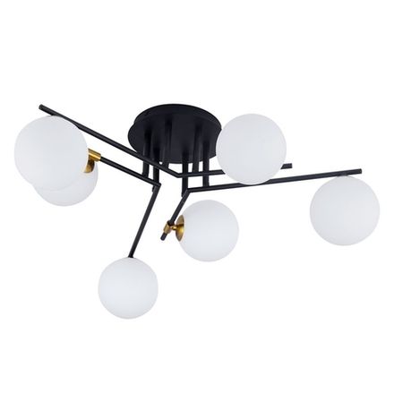 Потолочная люстра Arte Lamp GEMINI A2243PL-6BK, 6хG9