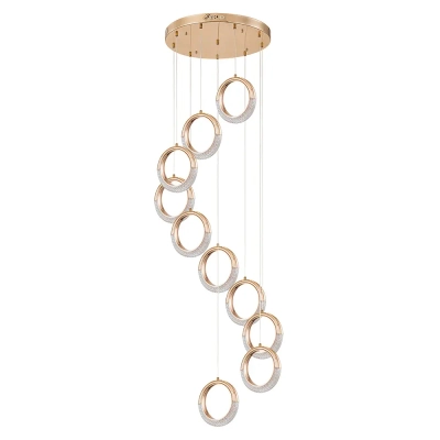Подвесная люстра ARTE LAMP MONTANA A7777SP-10GO, 1хLED
